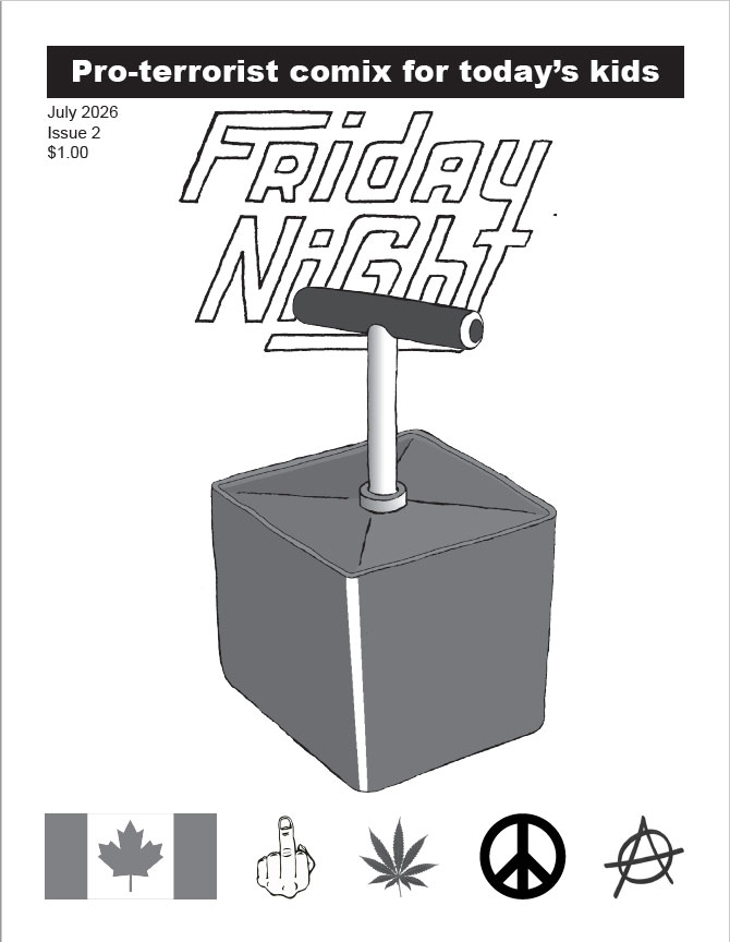 &ldquo;Friday Night Comics&rdquo; issue 2 (July 2026) front cover